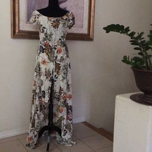 Floral maxi romper